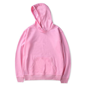 Sudadera con Capucha Oversize Rosa de Alta Calidad, Estilo Urbano, Unisex, de Algodón y Felpa, con Logotipo Estampado en la Parte Delantera, Sudadera para Mujer, Invierno - Product Image 5