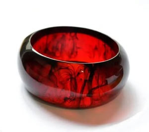 Brazalete de Resina Hecho a Mano, Superficie Lisa Transparente, Ligero, Estilo Minimalista Diario, por Altamash Crafts - Product Image 1