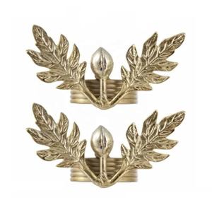 Feuille Design Durable Écologique Moderne Fer Or Serviette Anneau À Manger Vaisselle De Mariage Partie Décor Accessoire - Product Image 6