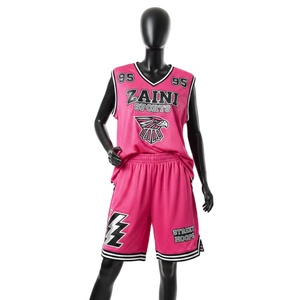 Ensemble short et maillot de basket-ball pour femmes, tissu en polyester respirant de qualité supérieure, 180 GSM, logo personnalisé en twill, ensembles pour femmes - Product Image 1