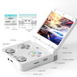 <span class=keywords><strong>Consola</strong></span> de Juegos Portátil Plegable Inteligente <span class=keywords><strong>Miyoo</strong></span> Flip <span class=keywords><strong>V2</strong></span> de 3.5 Pulgadas, Compatible con Proyección de Pantalla, Juego en Línea para 2 Jugadores - Product Image 1
