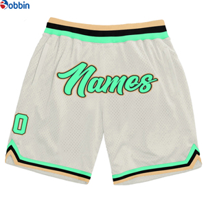 Nuevos Pantalones Cortos Deportivos Vintage para Hombre, Transpirables, con Bordado, Retro, Lisos, de Doble Malla, Personalizados, para Baloncesto - Product Image 2