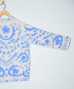 Veste bomber unisexe en coton 100% brodée à la main de luxe |   Broderie artisanale florale haut de gamme, respirante, automne/hiver - Product Image 4