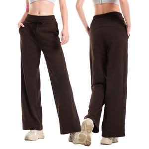 Pantalones Deportivos Casuales Ligeros para Correr, Pantalones Deportivos con Cordón, Doble Capa, Cintura Alta, Transpirables, Resistentes al Viento, para Fitness - Product Image 2