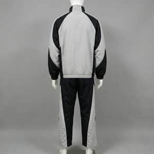 Mens Vintage Panel Tracksuit <b>Zip</b> <b>Up</b> <b>Jacket</b> Jogger Set Contrast Color Streetwear Training Sports Suit Custom Logo OEM - Product Image 5