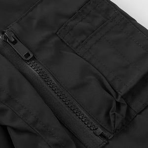 Veste cargo homme à bas prix, entièrement personnalisée, corps en laine, manches en cuir, avec broderie personnalisée, manteau pour homme - Product Image 5