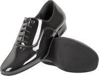 Zapatos de Baile Latino para Hombre, de Cuero con Cordones, Forro de Tela de Algodón, para Salsa, Tango, Baile de Salón, Moderno, Profesional, Práctica y Actuación
