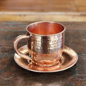 <b>plain</b> copper <b>mug</b> copper healthy water coffee <b>mug</b> handmade copper cup copper drinking <b>mug</b> copper handle <b>mug</b> smooth copper drink - Product Image 3