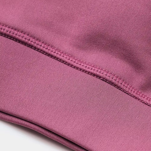 Soutien-gorge de sport personnalisé pour femme, rose, col rond, dos nageur, haut d'entraînement, marque privée, vêtements de sport, fournisseur OEM en gros - Product Image 5