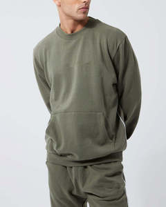 <b>Men's</b> Slim Fit 2-Piece Fleece Tracksuit Set Hoodie Pants Solid Pattern Plain Dyed Breathable Eco-Friendly Tracksuit For <b>Men</b> - Product Image 4