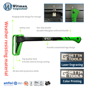 Professional Large Pickaroon Hookaroon Wood Handling <b>Hook</b> <b>Tool</b> Forged Alloy Steel Head Anti Slip TPR Handle Hot-Dip Galvanized - Product Image 3