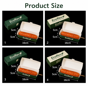 Hot Selling Manufacturer Custom Printing Disposable Take Away Eco Friendly Biodegradable Paperboard UV Coated Korean <b>Corn</b> Box - Product Image 5