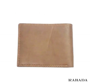 กระเป๋าสตางค์100% หนังวัวแท้แบบพับสองทบสำหรับผู้ชายสายโซ่ RFID คุณภาพดีตามสั่งมีสไตล์ - Product Image 1