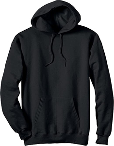Custom Black 100% Cotton Winter <b>Men's</b> Hooded Plain Dyed Solid Heavy Fleece <b>Pullover</b> Hoodie Anti-shrink Free Sample Kangaroo 380g - Product Image 3