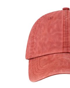 Gorra de Béisbol de Algodón Lavado Color Naranja Óxido, Lisa, Ajustable, Unisex, Deportiva, Informal, Transpirable, Cómoda, de Primera Calidad - Product Image 4