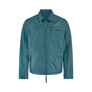 Stylish Leather <b>Jacket</b> for <b>Men</b> Custom Color 100% Leather <b>Men's</b> <b>Jacket</b> Custom Slim Leather <b>Men's</b> <b>Jackets</b> - Product Image 1