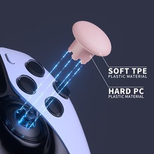 EXtremeRate - Palancas de Repuesto Personalizadas con Diseño de Flores de Cerezo Rosas para el Control PS5 Edge - Product Image 4