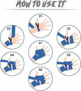 Bandages de boxe en néoprène en gros pour les détaillants et les boutiques en ligne - Protection professionnelle durable pour l'entraînement - Product Image 4