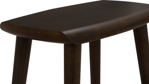 Modern Solid Wood Small <b>Stool</b> Modern Walnut Finish Low Seating Bench Multi-Functional Wooden <b>Step</b> <b>Stool</b> for Home and Kitchen - Product Image 5