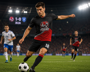 Último Diseño de Sublimación, Uniforme de Fútbol, Camiseta de Verano, Logotipo del Equipo de Moda, Patrocinador Personalizable, Calidad Premium, Gran Venta - Product Image 5