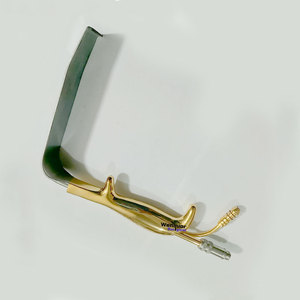 Top Quality Ferreira Breast Augmentation Retractor Fiber <b>Optic</b> Gold Handle Surgical <b>Instruments</b> With Suction Tube - Product Image 4