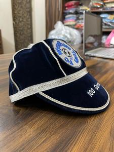 Gorra de Graduación de Terciopelo con Logotipo Personalizado, Bordado OEM ODM, Gorra Ajustable con Cierre a Presión, Multipanel, Sin Costuras - Product Image 4