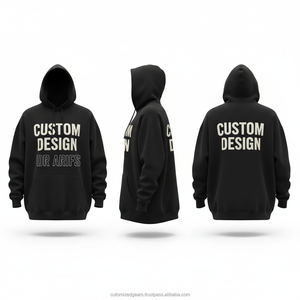 Sudadera con Capucha Gris Oscuro para Hombre, Diseño Personalizado, Estampado Delantero y Trasero, Corte Regular, Felpa de Algodón, Ropa Casual de Otoño - Product Image 3