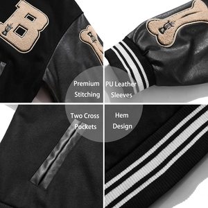 Chaquetas Varsity de Moda para Mujer, Estilo Moderno, Novedad, Ropa de Invierno, Chaquetas Varsity con Diseño Personalizado de Alta Calidad - Product Image 6