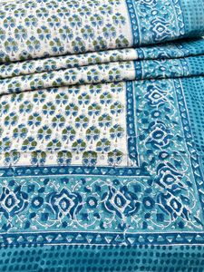 Handcrafted High Grade Cotton Floral Work Block Print Sarong <b>Beach</b> Cover UPS Boho <b>Wrap</b> Scarf Multi-use All Seasons Gift Women - Product Image 5