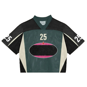 Camiseta de Fútbol Americano Rosa, Cuello en V, Manga Corta, Malla Transpirable, 100% Poliéster, Nombre del Equipo y Número 23 Impresos Personalizados - Product Image 2