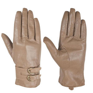 Women's Custom Made Slim Fit Leather Driving <b>Gloves</b> Wholesale New Design with Custom Logo - Product Image 6