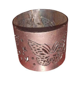 Bougeoir votif en fer décoratif pour la maison avec bougeoir décoratif en métal fini polonais votif pour la décoration d'éclairage - Product Image 3