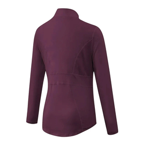 Reasonable Price High Quality Cotton Breathable Outdoor Long Sleeve <b>Yoga</b> <b>Jacket</b> for Women - Product Image 2