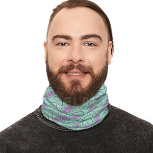 Bandanas en coton 100% doux, imprimés colorés et tendance, de qualité supérieure, avec logo personnalisé, pour le sport et la moto. - Product Image 2