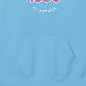 เสื้อฮู้ดดี้สีชมพูแบบยูนิเซ็กซ์ ลายกราฟิกปี 1938 แบรนด์ Jack and Jill แขนยาว พรีเมียม สวมใส่สบายๆ แฟชั่นลำลอง ขายส่งเสื้อผ้า - Product Image 5