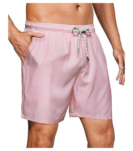 กางเกงขาสั้นลำลองผู้ชายสำหรับฤดูร้อน ทรงหลวม สปอร์ต ผ้าเทอร์รี่ แห้งเร็ว กันยับ ปักลายชายผ่า เอวยางยืดสูง ระบายอากาศได้ดี - Product Image 1
