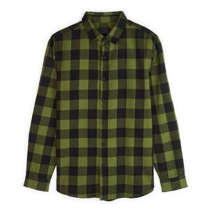 Chemise en flanelle pour homme, coton épais, manches longues, vêtements d'aventure en plein air, décontractée, classique et durable, service OEM - Product Image 4