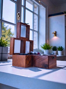 AHTE MANUEXPO 12 Caja de Madera para Relojes - Organizador de Relojes Moderno y Ecológico con Diseño Desmontable - Product Image 2