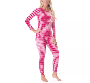 Ensemble de sous-vêtements thermiques sans couture respirants pour femmes, pour l'hiver - Product Image 4