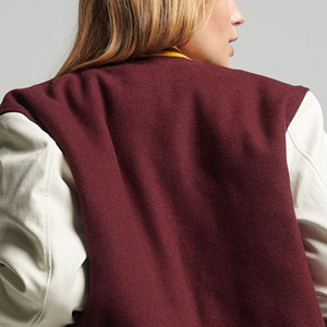 Chaqueta Varsity Personalizada para Mujer, Talla Grande, Bordada, Chaqueta de Béisbol, Tejido Transpirable - Product Image 5