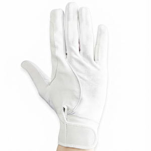 Gants d'équitation en cuir unisexe respirants à demi-doigts pour l'été, haute qualité, vente en gros, logo personnalisé, pour chevaux - Nouveauté très demandée - Product Image 2