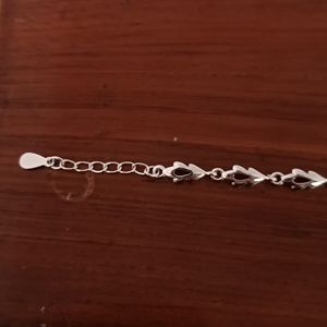 Pulsera de Diseño con Eslabones de Corazón, Regalo Moderno, Cadena Elegante y Minimalista, Joyería Fina para Mujer - Product Image 4