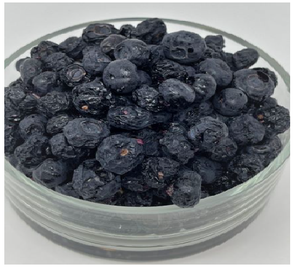 Tranches et poudres de myrtilles biologiques lyophilisées en vrac, saveur acidulée, vraie collation fruitée croustillante pour smoothies, pâtisseries et céréales - Product Image 3