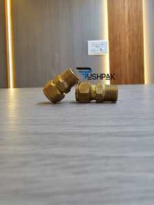 Conector de Gas de Alta Presión con Cabeza Hexagonal, Conexión Macho, Tratamiento de Superficie Lisa, Forma Igualada - Product Image 5