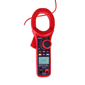 มิเตอร์วัดกระแสไฟฟ้าแบบดิจิตอล KM-2779 2500A TRMS ปากวัดขนาด 63 มม. CAT III 1000V/CAT IV 600V ปลอดภัย รองรับการตรวจจับความถี่ VFD  USB/PC - Product Image 5