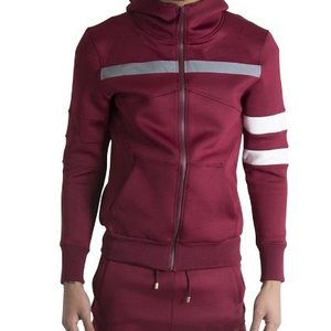 Chándal Gris con Capucha para Hombre, Manga Larga, Corte Holgado Informal, Color Sólido, Transpirable, para Otoño, con Bolsillos Laterales - Product Image 4