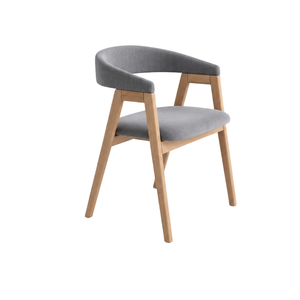 Ensemble de salle à manger rond en teck fait main, écologique et de qualité supérieure ARTERRA, meubles de salle à manger modernes, chaises - Product Image 6