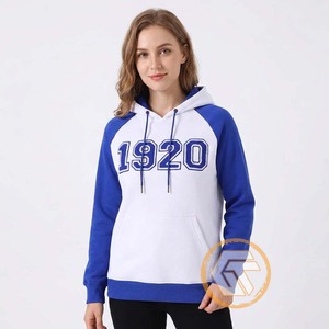 Tresors Grecs – Sweat à Capuche Décontracté Personnalisé Zeta Phi Beta Hiver/Automne en Coton Polaire 500g avec Logo Brodé sur le Devant – Écologique - Product Image 4