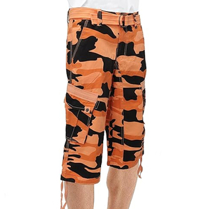<b>Long</b> men's <b>cargo</b> <b>shorts</b> with multiple flap pockets reinforced details and tough build made for adventures <b>Cargo</b> <b>Shorts</b> for Men's - Product Image 2