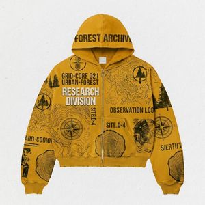 Sweat-shirt à capuche pour homme avec impression graphique personnalisée, 100% coton, écologique, tendance streetwear, design personnalisé, OEM - Product Image 5